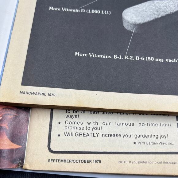 Vintage The Mother Earth News Magazine Lot 1980 Complete 1979 Mar Sep Nov Dec - Picture 6 of 9